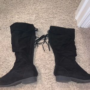 Black boots